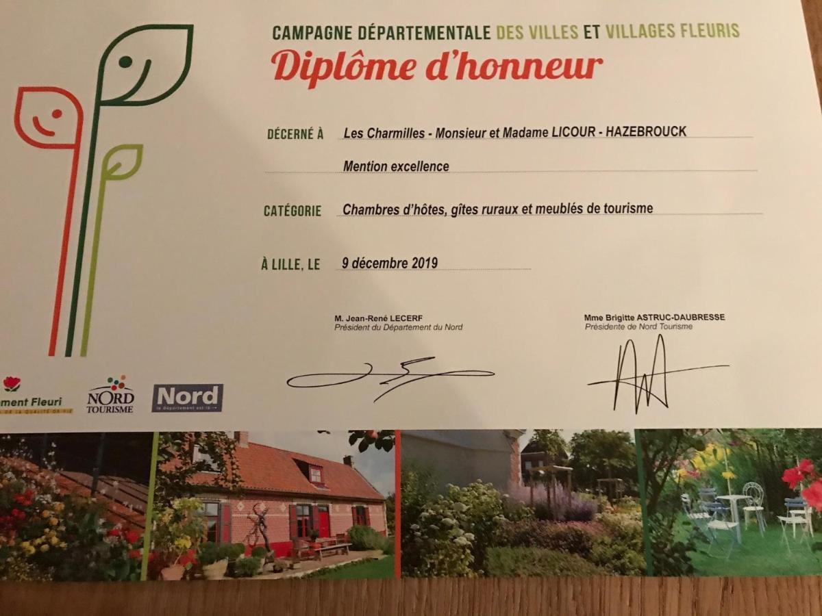Bed and Breakfast Les Charmilles Hazebrouck Esterno foto